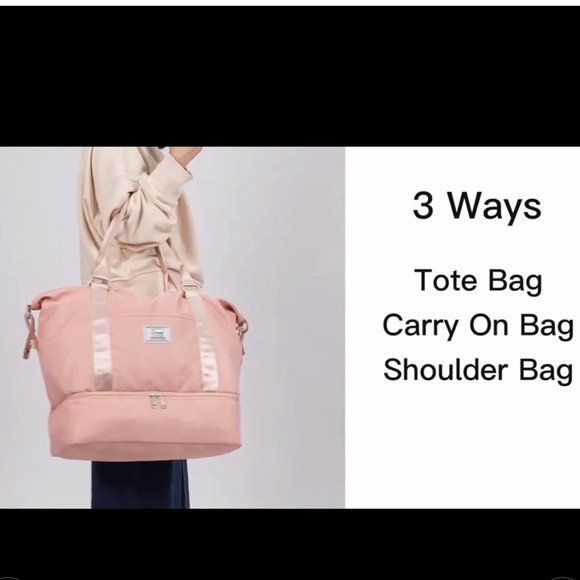 ✈️ New! Ultimate Travel Duffel Bag Set - Pink - Picture 3 of 11